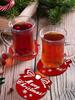 5pcs Christmas Theme Felt Coaster, Absorbent Heat Insulation Decorative Mat, Used for Dinner Parties, Christmas Parties