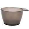 Hair Colo  Brush Hair Tint Salon Mixing Bowl Anti‑Slip Hair Dyeing Styling Tool(Black )