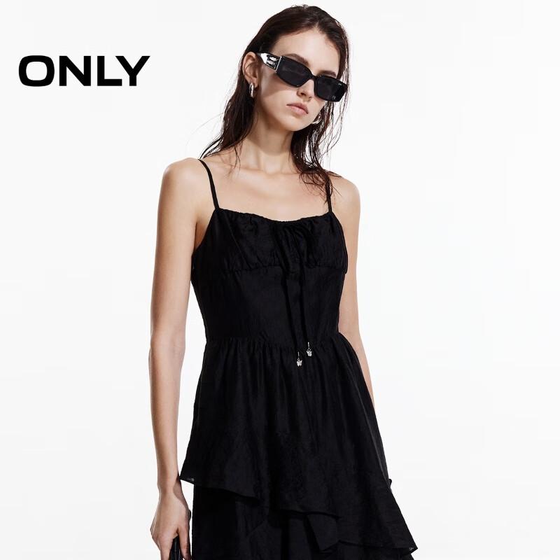 ONLY 2025 Summer Elegant Lace Waist Long Dress