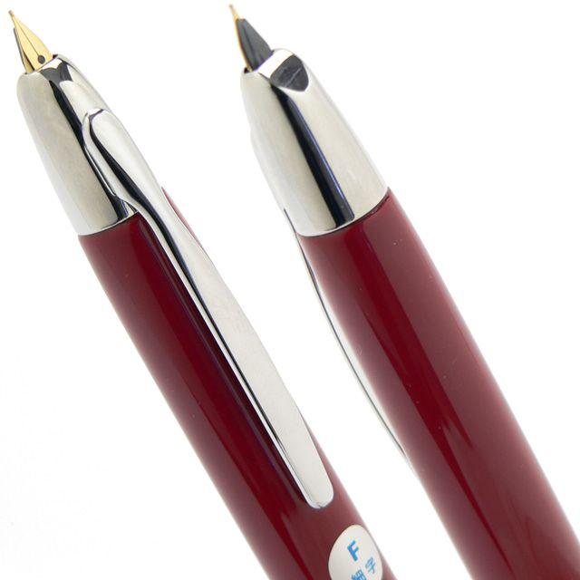 Pilot CAPLESS Fountain Pen Deep Red Fine Nib FCN-1MR-DR-F with Converter