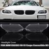Car Headlight Cover Lens Cover Shell For BMW E92 E93 Coupe M3 328i 335i Cabrio 2006 2007 2008 2009 2010 Headlamp Lampshade Cover