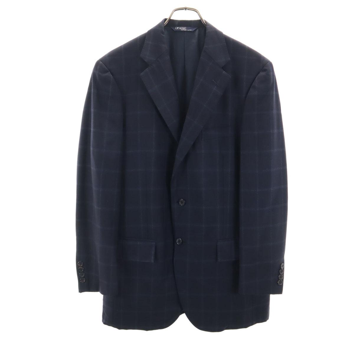 

Пиджак приталенного кроя Polo by Ralph Lauren 100% шерсть A7 темно-синий система Мужской Б/У