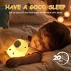 Lampeez Capybara Night Light, LED Nursing Light, Capybara Bedside Lamp with Timer, Birthday Gift for Boys and Girls, Cute