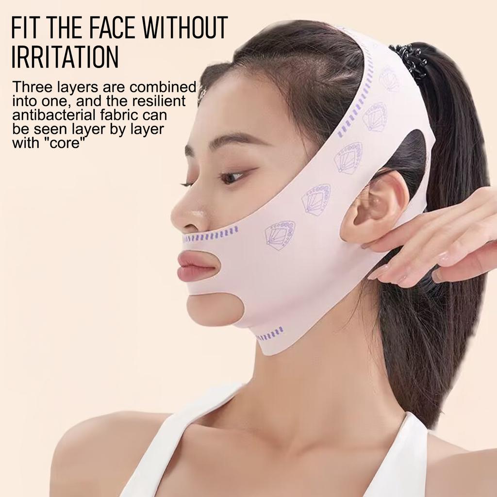 Facial V-Shaped Up Lift Belt Double Chin Reducer Face Slimming Strap for Daily Use Face