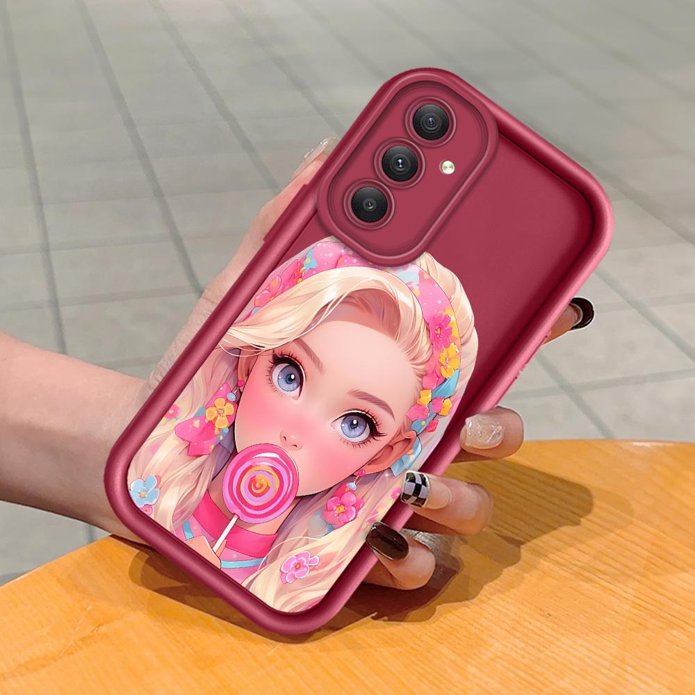 Soft Silicone Square Ladders Cartoon Pattern Full Cover Camera Protection Shockproof Case for Huawei Honor Xiaomi Redmi Samsung