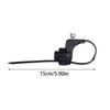 Bike Fork Adapter Fork Mounting Bracket Adapter 2x Ring Rack Modification Sports Cycling Repair Parts Front Rear Mud Guard Flap