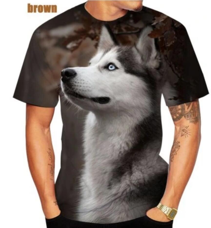 Sommer Mode Jagd Hund 3D männer T-Shirt Harajuku Stil kinder Tier Rundhals Shirt