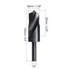 2pcs 15/18/28/35/mm Twist Drill Bits Black Nitride Coated HSS-6542 with 1/2" Reduced Shank