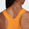 Adidas Logo Print Fitness Sleeveless Sports Tank Top Women Tops Orange HZ6952