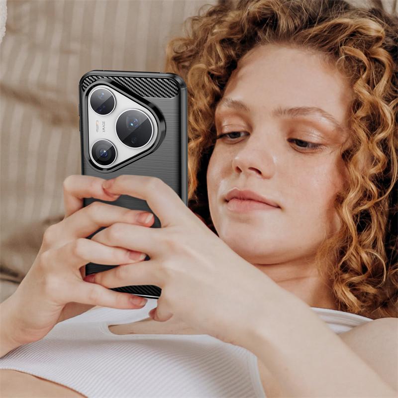 For Huawei Pura 80 Pro Case Huawei Pura 80 Pura 80 Pro Plus Ultra Cover Shockproof Anti-Slip Brushed TPU Protective Phone Cover