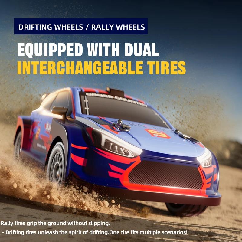 JJRC 8828 1:14 RC Car 2.4G 4WD Off-Road Wheels Strong Grip Realistic Body Electric Korean Rally Car for Children And Adults