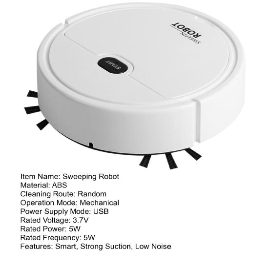 Aspirare Puternică Aspirator Subțire Evitare Obstacole Aspirator Robotic Zgomot Redus Moduri Multiple de Curățare