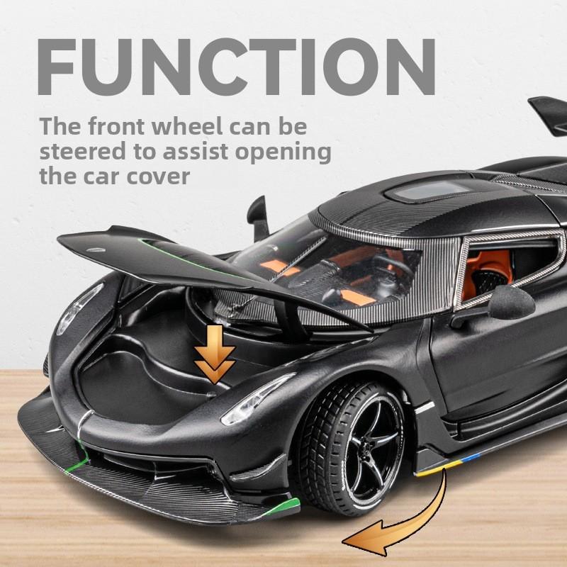 Koenigsegg Simulation Alloy Sports Car Model Toy With Sound And Light Functions