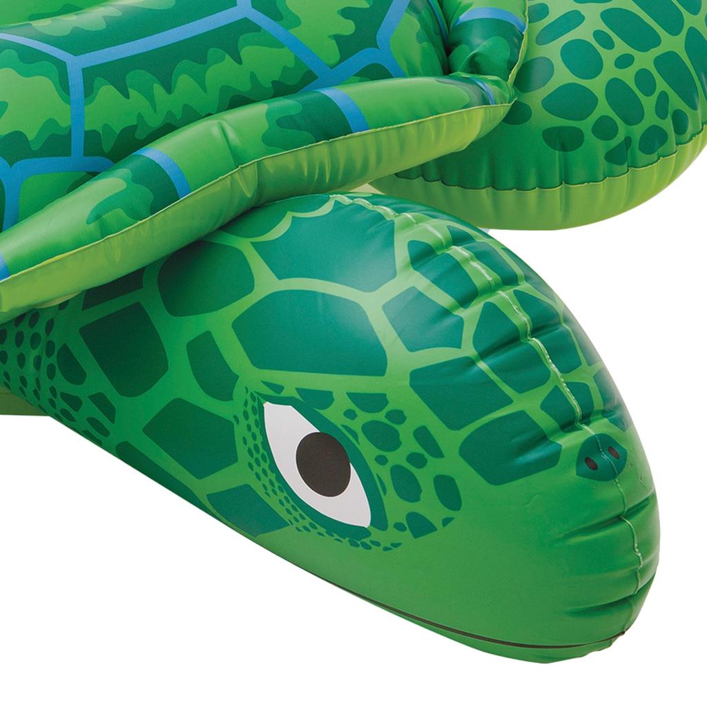 INTEX Lil' Sea Turtle Ride-On Float, 150 x 127 cm, 57524 [Official Japanese Product]