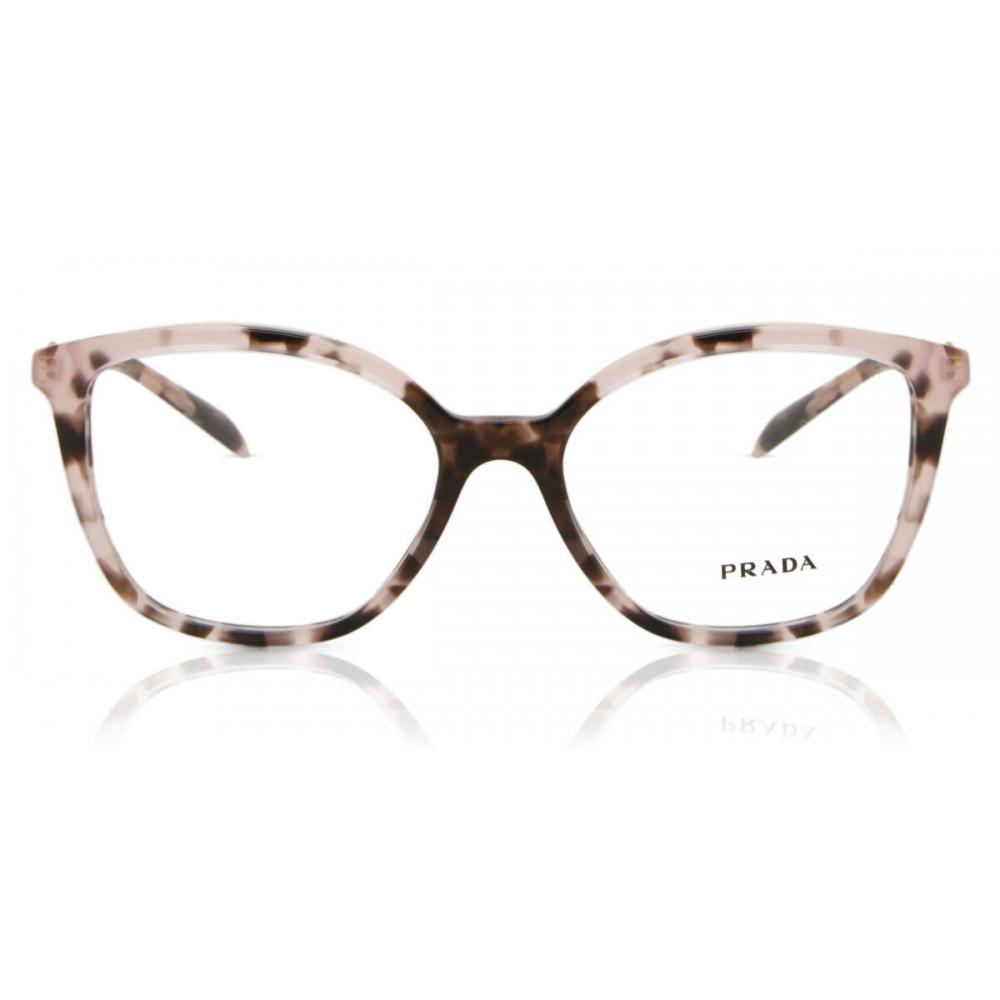 

Prada Pr 02zv Roj1o1 Women Eyeglasses Pink Tortoise/52