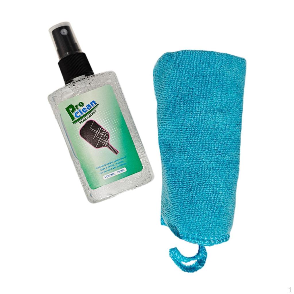 100 ml Cleaner for Pickleball Racket Multi-Use Removes Dirt and Residue Paddle Maintenance Spray