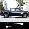 2PCS Car Door Side Skirt Stickers Auto Body Waistline Vinyl Decals Car Body Decoration Accessories For Ford F150 F-150 Raptor