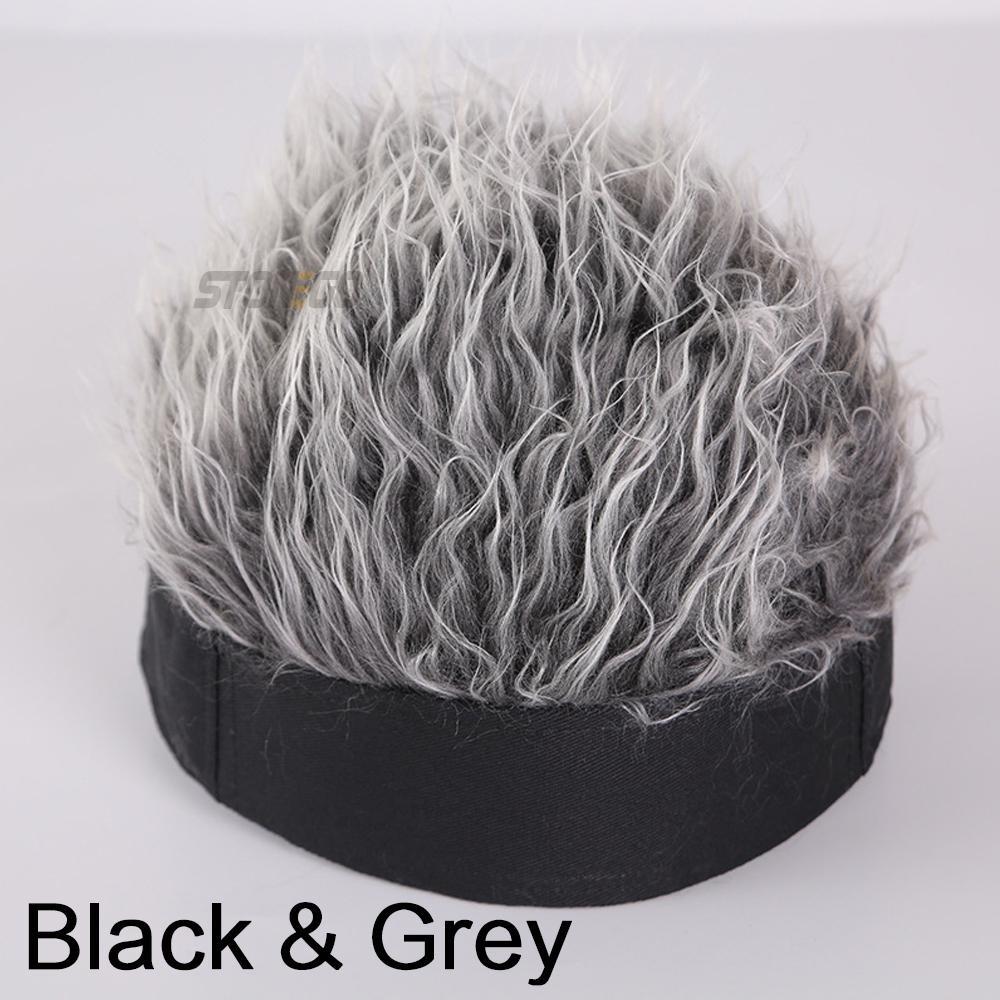 Men Wig Cap Fashion Casual Baseball Cap Adjustable Snapback Hats Hip Hop Hat Roleplaying Props Pullover Hat Band Vocal Hat Gifts