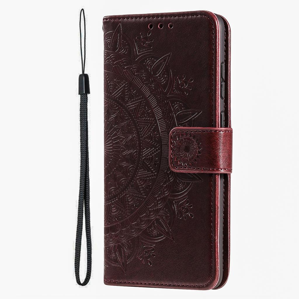 Pentru Husă Google Pixel 9a Totem Imprimat Piele PU Portofel Suport Husă Telefon