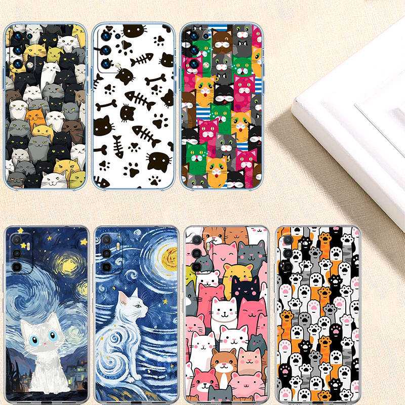 JO9 Kočka Kotě Mňau Pouzdro na telefon pro Motorola G34 G32 G31 G14 G84 G62 E32 G24 G72 G71 G73 G85 G200 G60S G60 G52 G51 G50 G42 G41 G32 G30