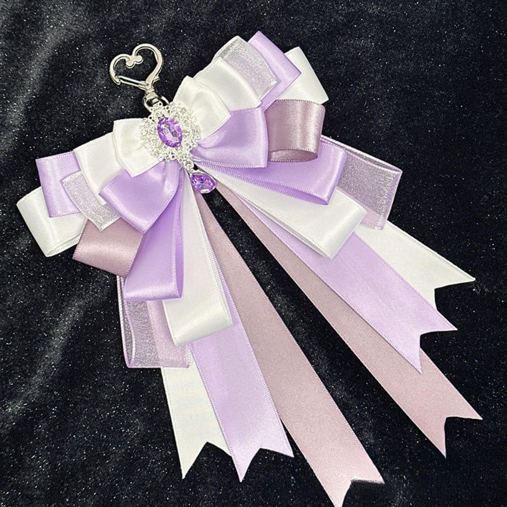 

Schoolbags Ribbon Bow Pendant Double Layer Decoration Itabag DIY Pendant Backpack Anime Lolita Style Keychain Women Girls