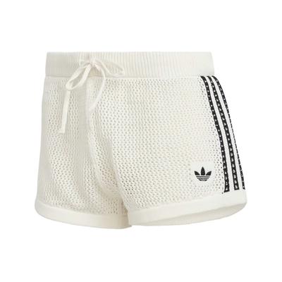 Knitted Crochet Shorts Off White Women Bottoms KC6477