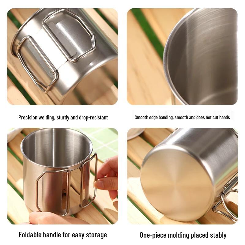 Mingjiang Chubang 304 Stainless Steel Portable Folding Water Cup