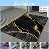 Mat Super Bath Absorbent Quick Dry Luxury Gold Black Marble Rubber Nonslip Bathroom Carpet Modern Home Decor Shower Floor Mat