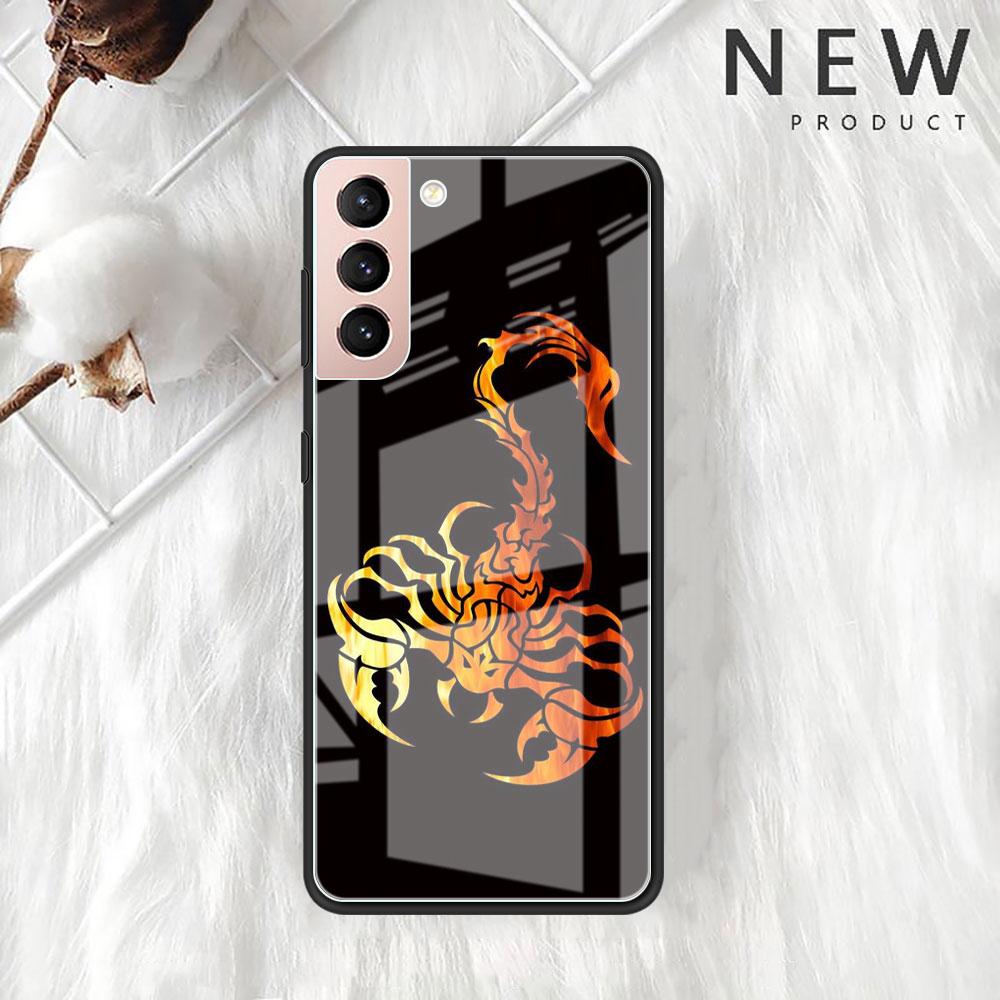 Husă de Sticlă cu Animal Tigru Pentru Samsung Galaxy S22 S20 FE S21 Plus Husă Telefon S10 5G S9 Note 20 Ultra 10 Lite Carcasă