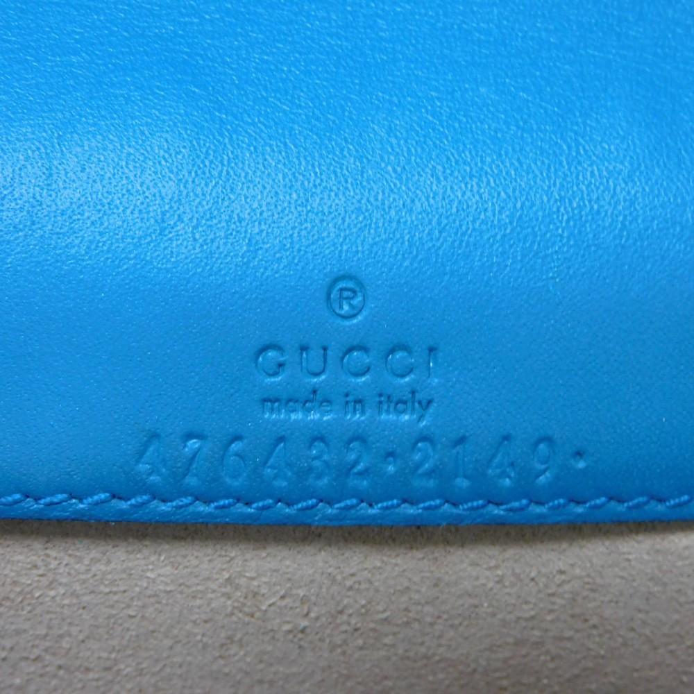 Used Dionysus Super Mini Bag 9539 476432 K4DNN 4471 7921 Tiger Head Crystal Velvet Turquoise Women's from Japan
