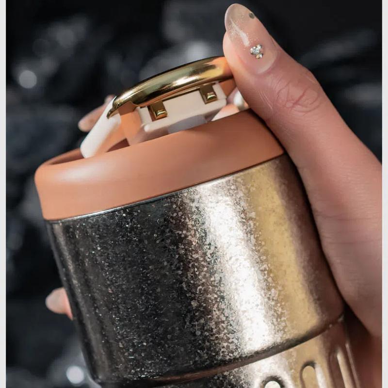 New Simple Appearance Level Intelligent Temperature Measuring Coffee Cup Portable Car with Advanced Coffee Cup Thermos Cup