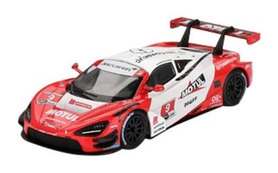 MINI GT Scale McLaren 720S GT3 EVO IMSA Laguna Seca 2024 Pfaff Motorsports Fertigmodell 1/64 (Linkslenker) MGT00993-L