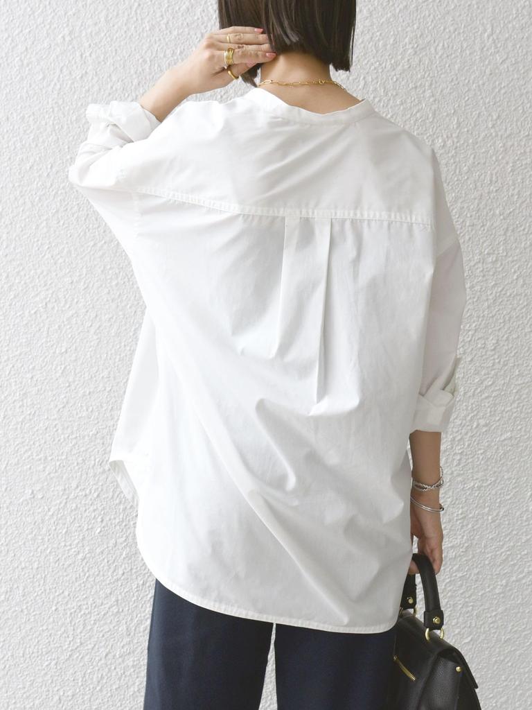 Ships Any Machine Washable REPREVE Band Collar Shirt 721140064 White Size 36