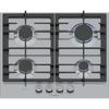 Gas-Kochfeld - BOSCH Serie 6 - 4 Kochzonen - 52 x 58,2 x 4,5 cm - PCP6A5I90 - Edelstahl