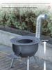 Thickened Integrated Firewood Stove for Outdoor & Rural Home Use: Portable Iron Pot & Extra Heat.