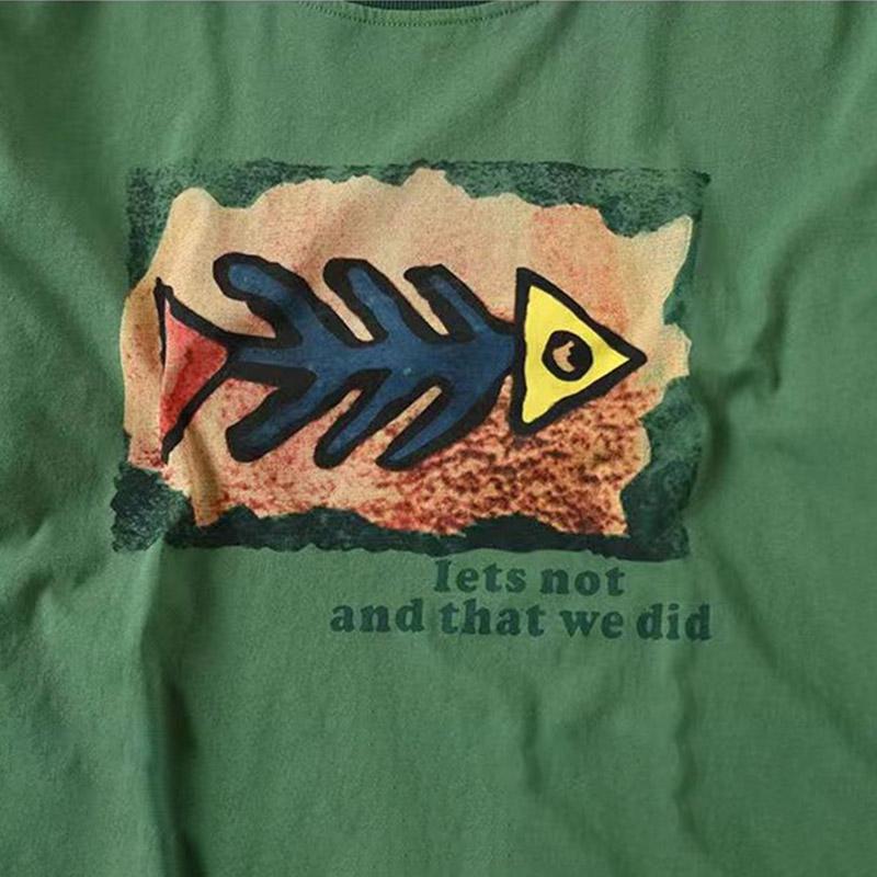 Plus Size Kurzarm-T-Shirt aus Baumwolle für Damen, lockeres, lässiges Rundhals-Sweatshirt