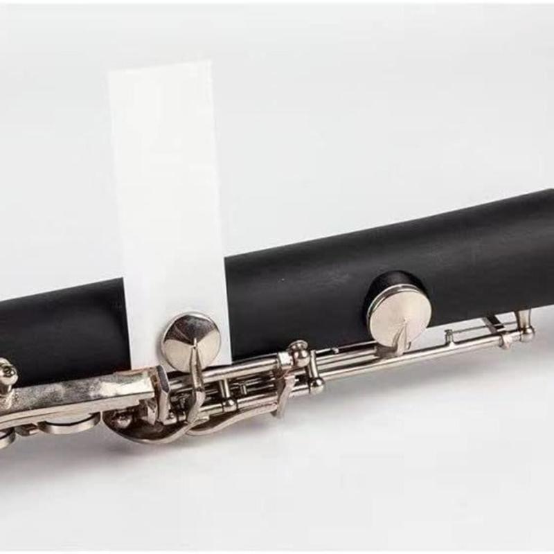 100pcs Woodwind Mouthpiece Pad AntiSticky Button Drying Absorbent Cleaner Paper