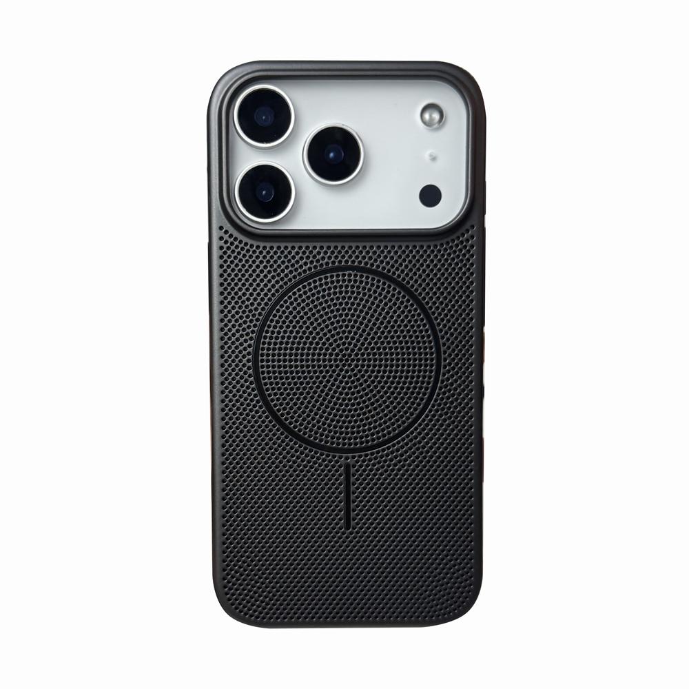 Heat Dissipation Cooling Magnetic Case For iPhone 17 16 15 14 13 12 11 Pro Max Plus Air Grid Breathable For Magsafe Slim Cover