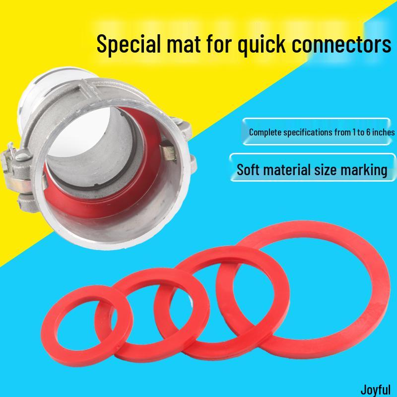 

Aluminum Alloy Quick Connector with Silicone and Rubber Sealing Gaskets (1 to 4 ) 1-inch Silicone Gasket, 1 Piece
