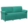 3 Seater Sofa Turquoise 198 X 83 X 95 Cm Velvet