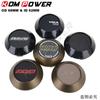 4 Piezas Tapa de Llanta Deportiva OD 68MM / ID 62MM Pegatina con Logo RAYS VOLK Racing Tapa de Cubierta de Rueda Tapacubos Centrales de Rueda Plata y Negro y Bronce