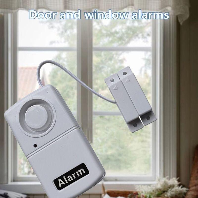 Magnetic Sensor Burglar Alarm High Decibel Detector Battery Powered Window Sensor Wireless Smart High Decibel Alarm Doors