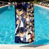 Detective Conan Print Beach Towel Design, Soft, Lightweight. for Home Bathroom, Spa, Pool, Yoga, Surfing, Camping, Gift for Family, Friend