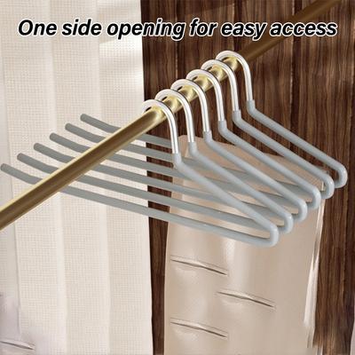 10PCS Non-slip Goose Type Hanger Pants Rack Wardrobe Dormitory Clothes Drying Rack Z Type WOMEN'S Clothes Pants Rack