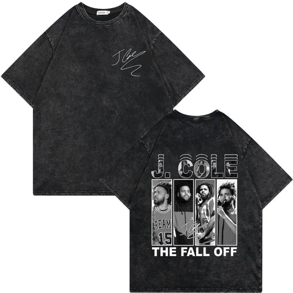 Vintage Washed J Cole Born Sinner Album Merch Tshirt High Quality Fashion Oversized T Shirts Men Women Casual Cotton Tshirts