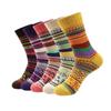 Five Pairs of Ladies Christmas Winter Soft Warm Knitted Wool Socks color-B