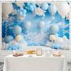 2D mrak horkovzdušný balón Pozadí Dekorace na oslavu Baby Shower
