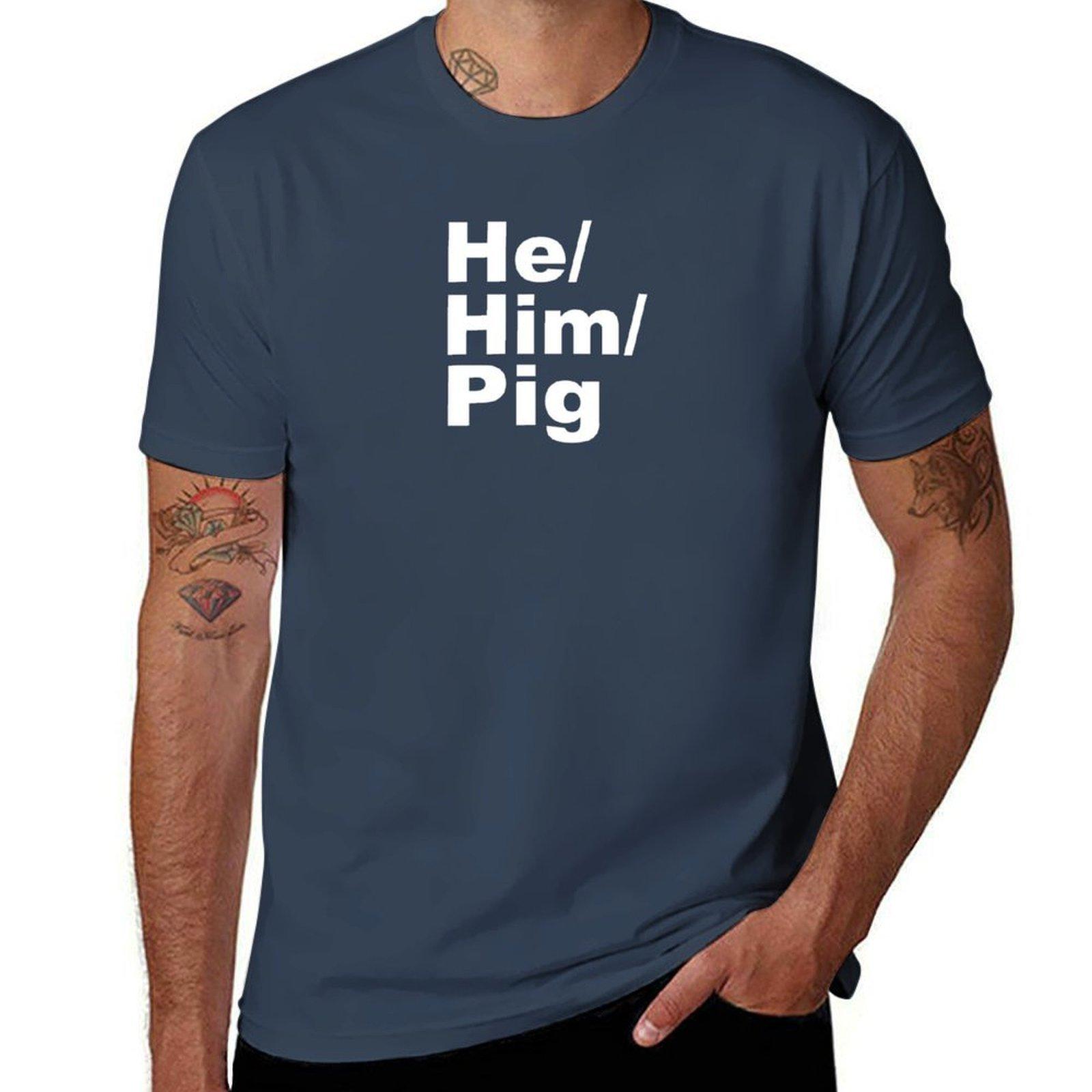 

HeHimPig TShirt Fashion Graphic Tee for Men S