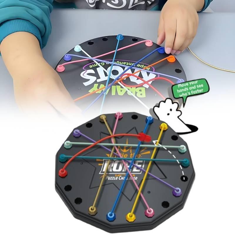 The Untie Rope Puzzle Challenge Children Logical Thinking Toys Board Gift Games
