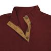 Men's Multi-Colour Casual Stand-Up Collar Long-Sleeved Corduroy Sweatshirt